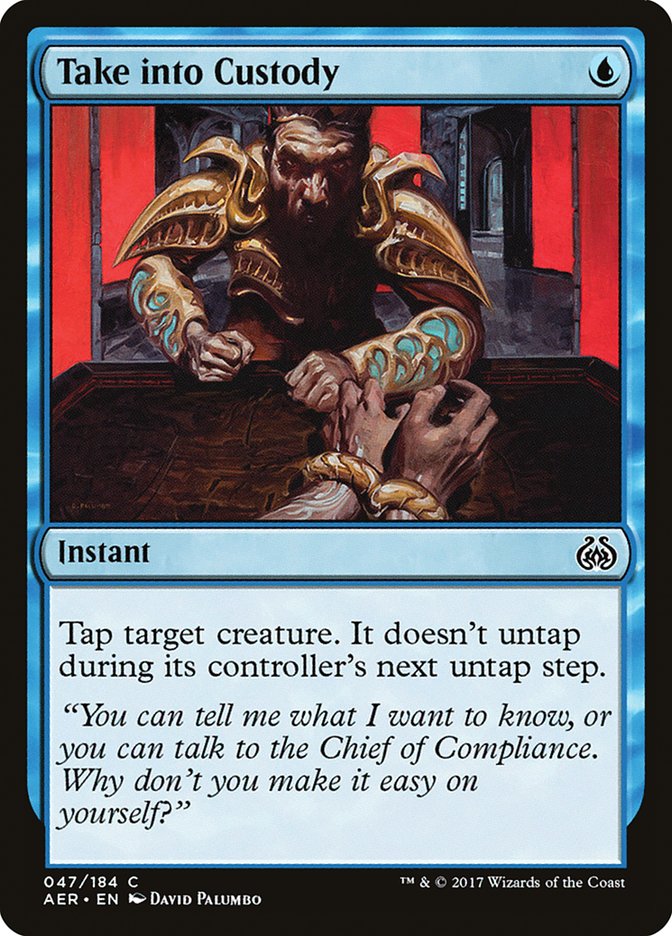 Mise en détention [Aether Revolt]