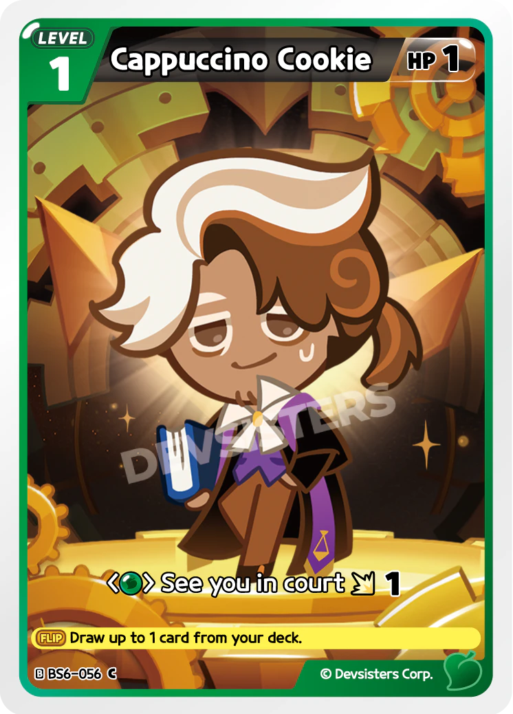 Image for Cappuccino Cookie (BS6-056) (BS6) - CookieRun: Braverse TCG