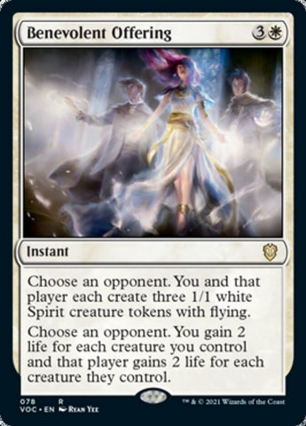 Ofrenda benévola [Innistrad: Voto Carmesí Commander]