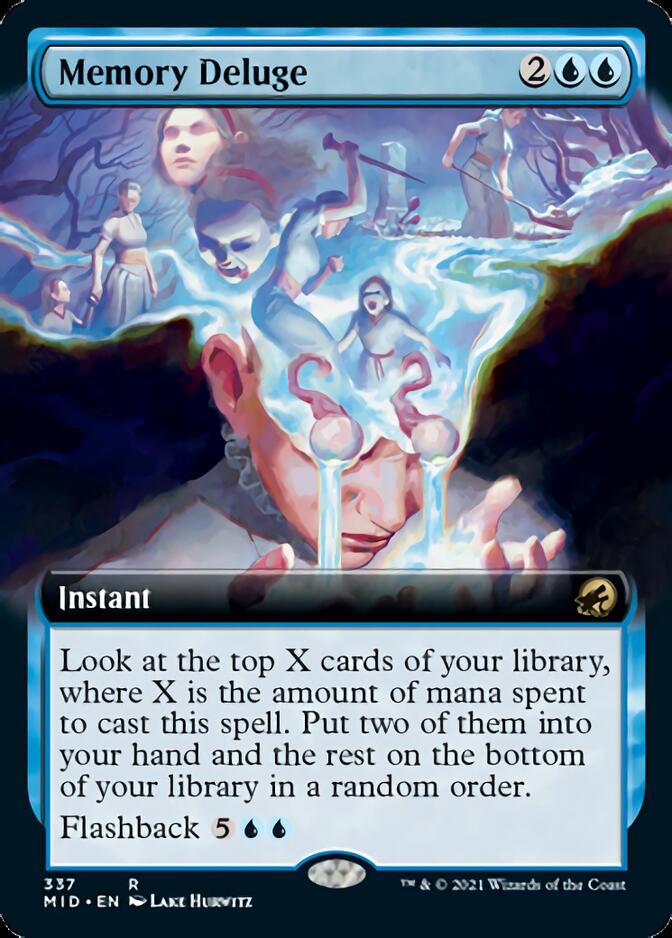 Déluge de souvenirs (Illustration étendue) [Innistrad : Chasse de minuit]