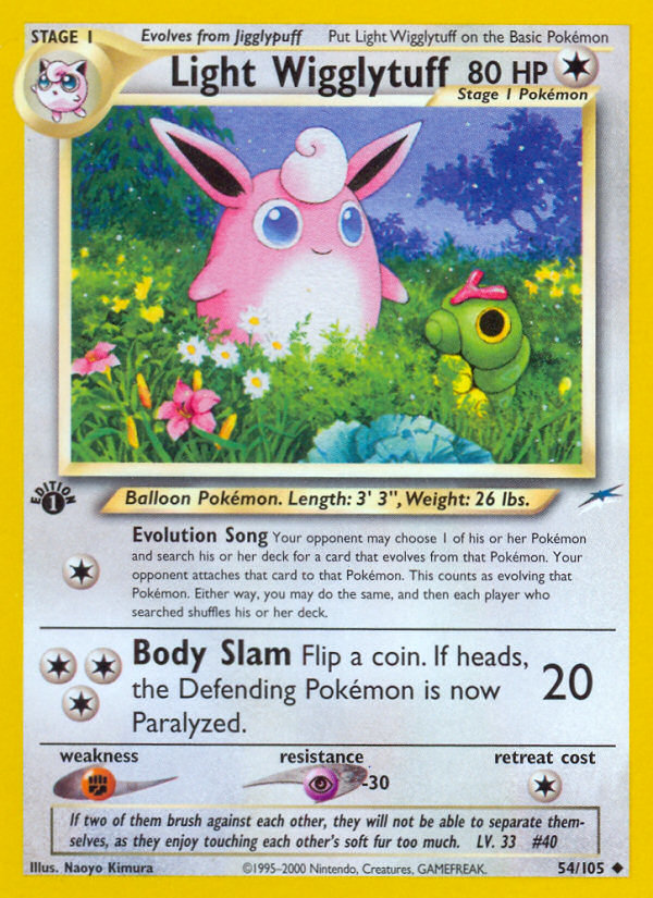Wigglytuff Claro (54/105) [Neo Destiny 1.ª edición]