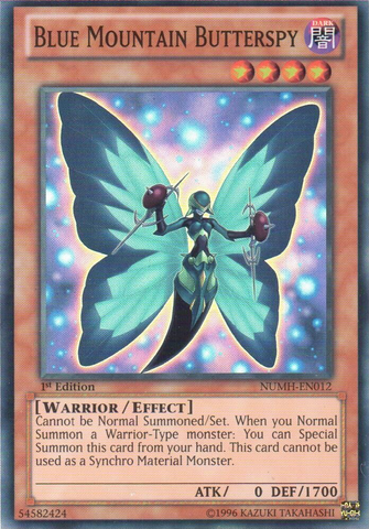 Blue Mountain Butterspy [NUMH-EN012] Súper Rara
