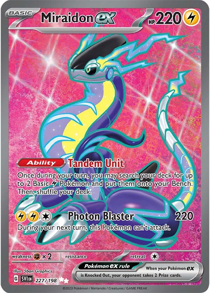 Miraidon ex (227/198) [Escarlata y Púrpura: Set Base]