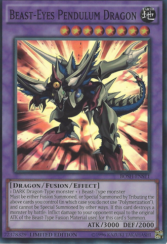 Dragón de Péndulo Ojos Bestia [BOSH-ENSE1] Super Rara