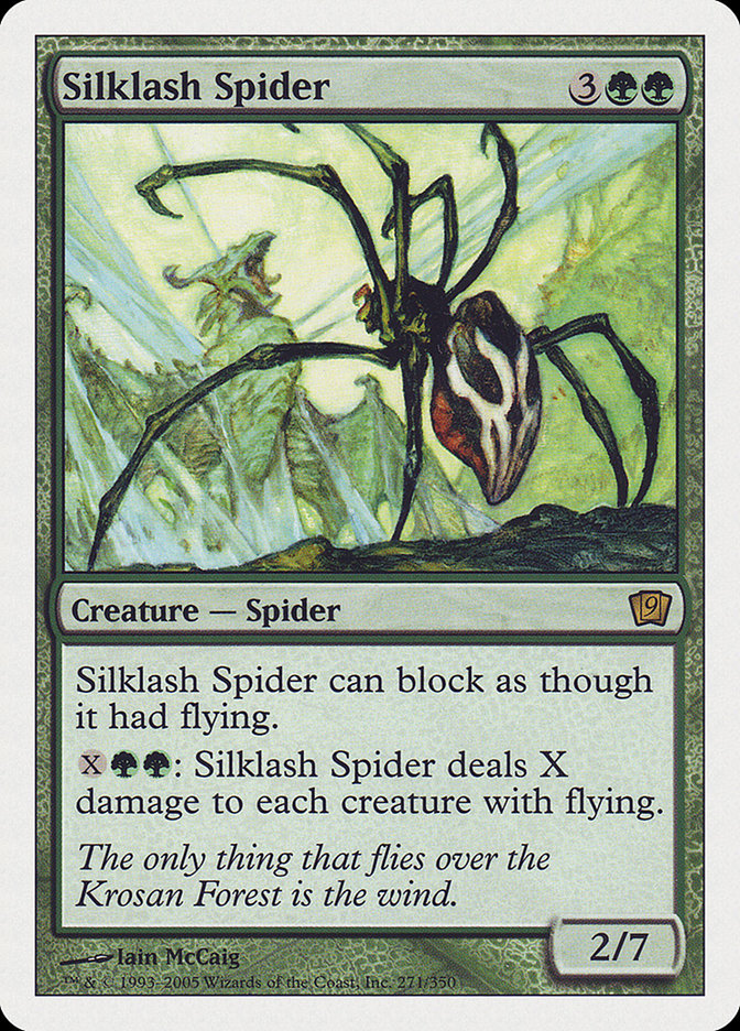 Araignée soyeuse [Neuvième édition]