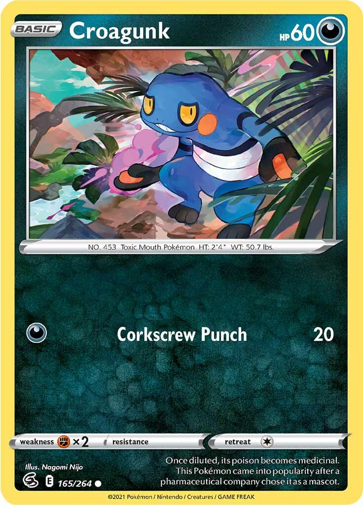 Croagunk (165/264) [Épée et Bouclier : Poing de Fusion]
