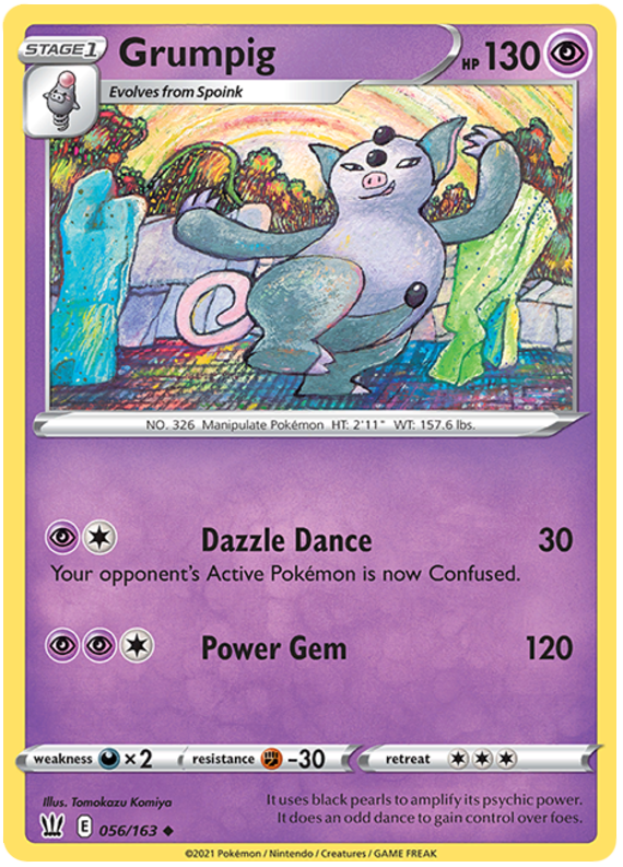 Grumpig (056/163) [Espada y Escudo: Estilos de Combate]