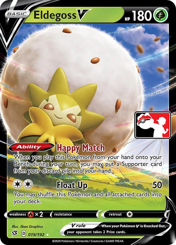 Eldegoss V (019/192) [Paquete de premios Serie uno]