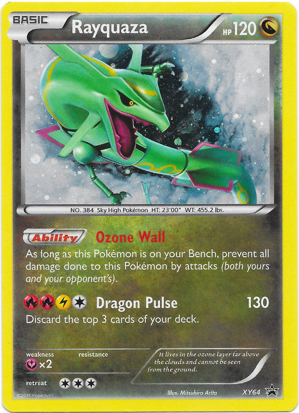 Rayquaza (XY64) (Carte géante) [XY: Black Star Promos]