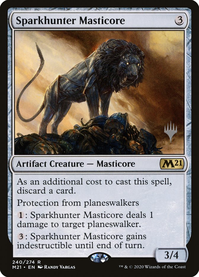 Masticore étincellechasseuse (Pack promo) [Promos de l'édition de base 2021]