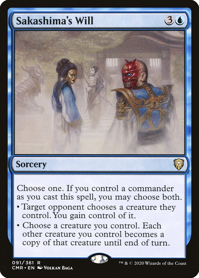 La Volonté de Sakashima [Commander Legends]