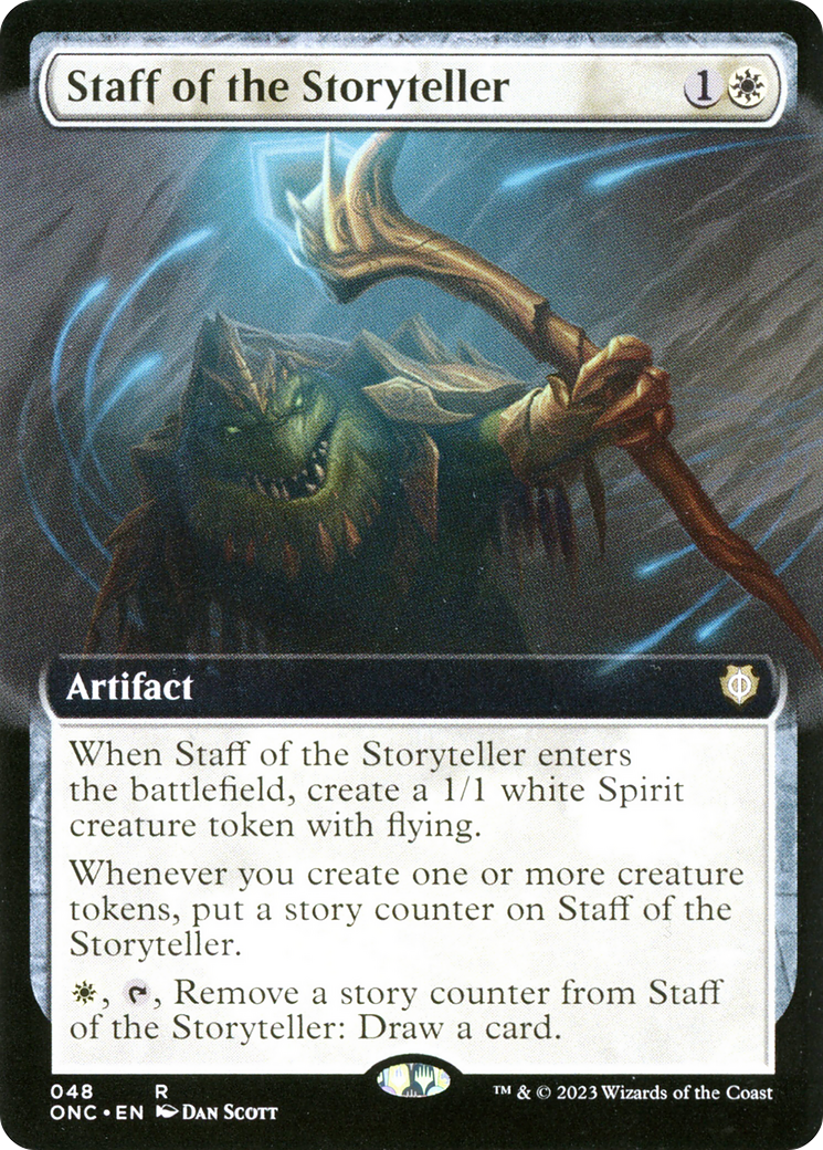 Personnel de la Conteuse (Extended Art) [Phyrexia : Tout sera un Commander]