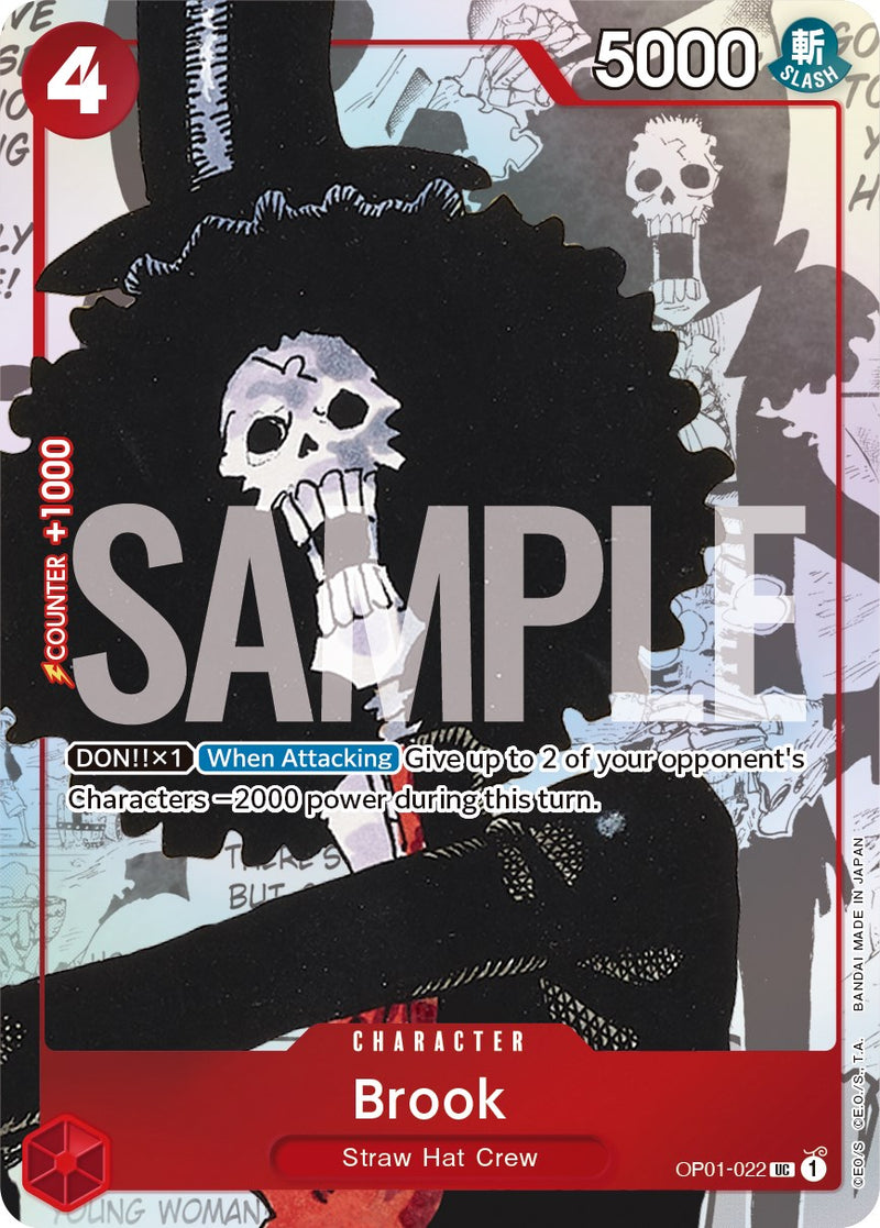 Brook (Arte Alternativo) [Cartas Promocionales de One Piece]