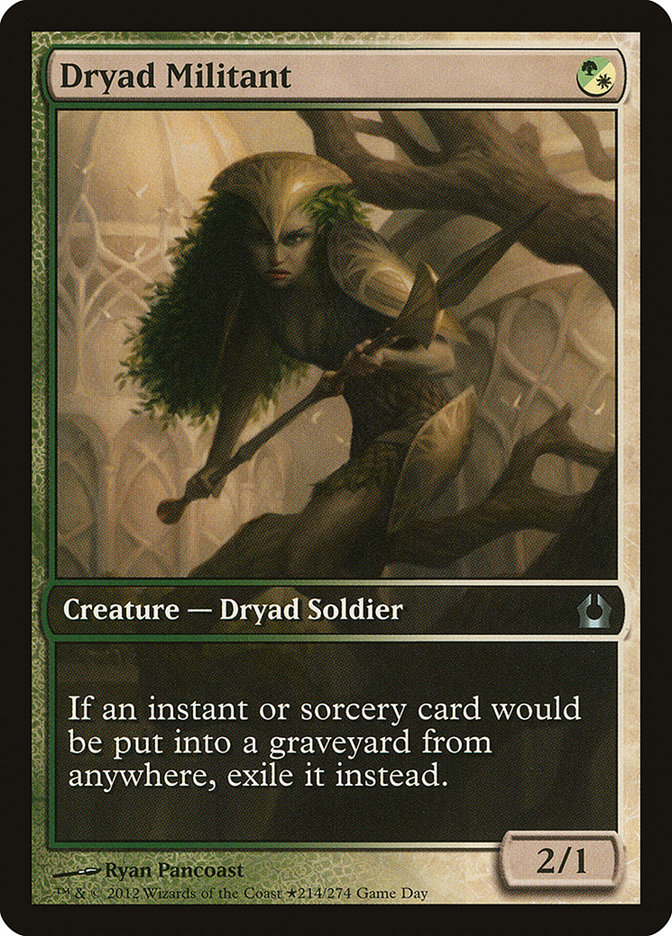 Dryade Militante (Jour de jeu) (Illustration étendue) [Promos Retour sur Ravnica]