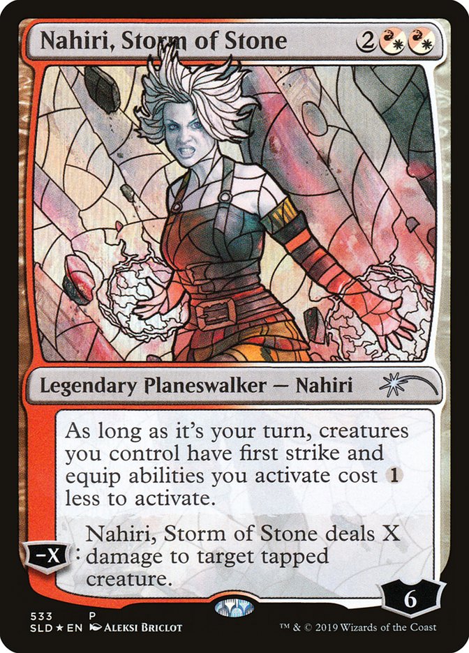 Nahiri, Tempête de pierre (Vitrail) [Secret Lair Drop Promos]