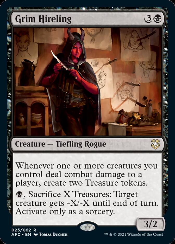 Mercenaire sinistre [Dungeons & Dragons: Adventures in the Forgotten Realms Commander]