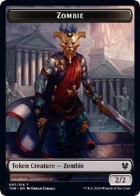 Jeton double face Zombie // Satyre [Jetons Theros par-delà la mort]