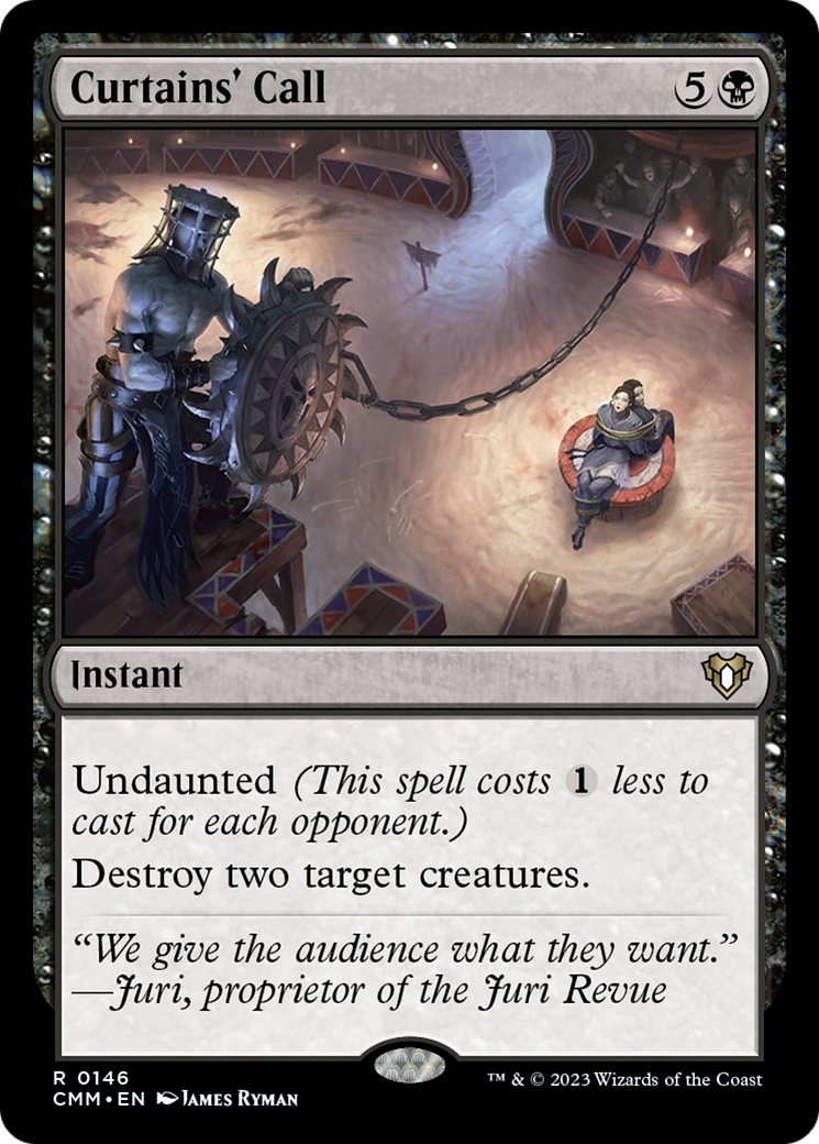 Lever de rideau [Commander Masters]