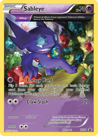 Sableye (XY92) [XY: Cartas de promoción Black Star]