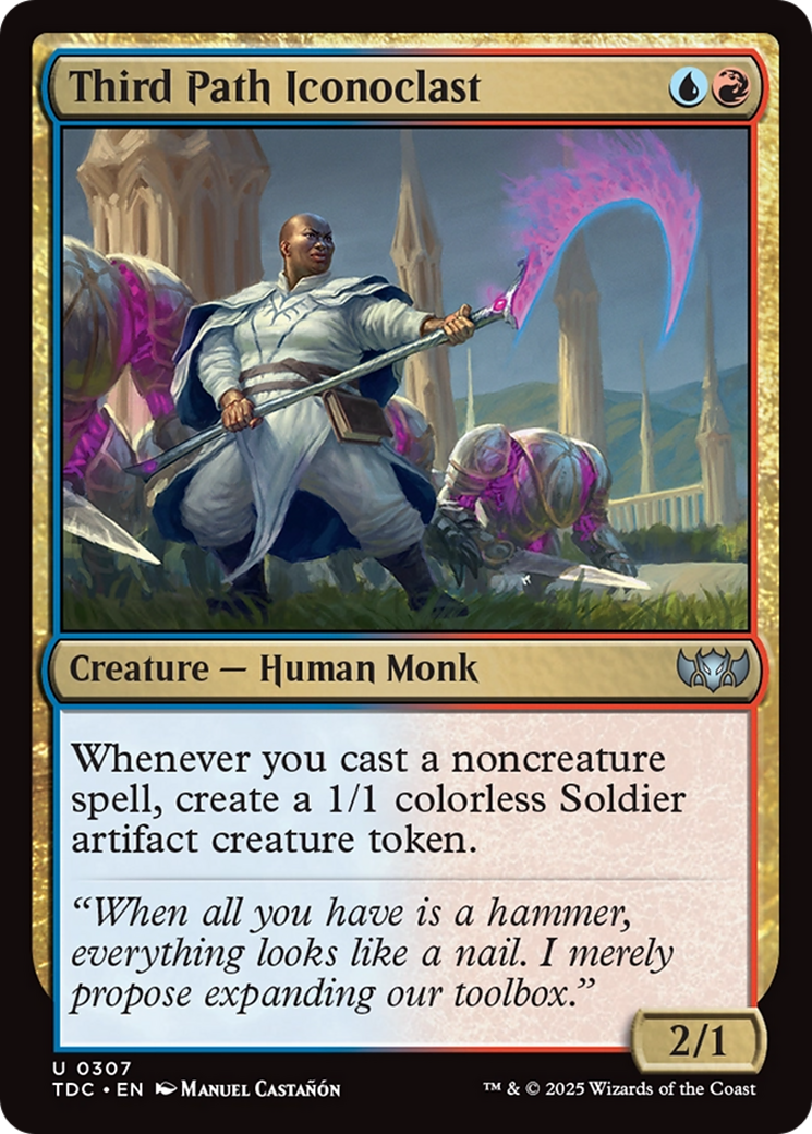 Iconoclaste du troisième chemin [Tarkir: Commander Dracostempête]