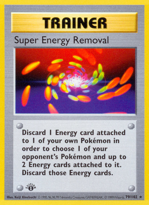 Eliminación de Súper Energía (79/102) (Sin Sombra) [Set Base 1.ª Edición]