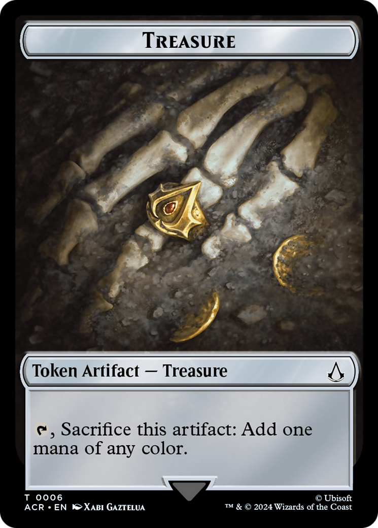 Assassin // Trésor Jeton Double-Face [Assassin's Creed Tokens]