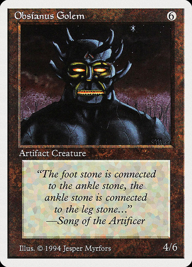 Golem d'Obsidienne [Summer Magic / Edgar]