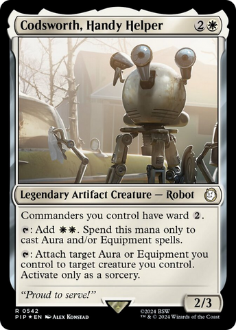Codsworth, ayudante robótico (surge foil) [Fallout]