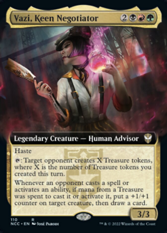 Vazi, négociatrice acharnée (Extended Art) [Streets of New Capenna Commander]