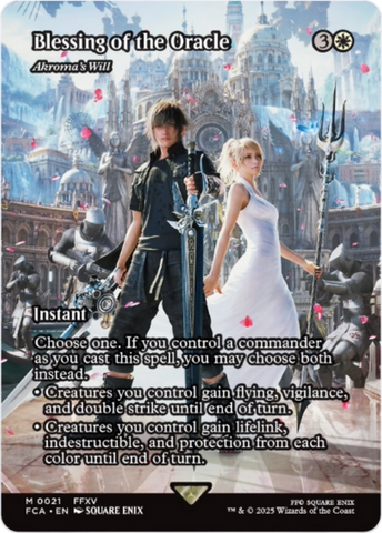 Bendición del Oráculo - Voluntad de Akroma (Exposición) [FINAL FANTASY : A través de las Eras]