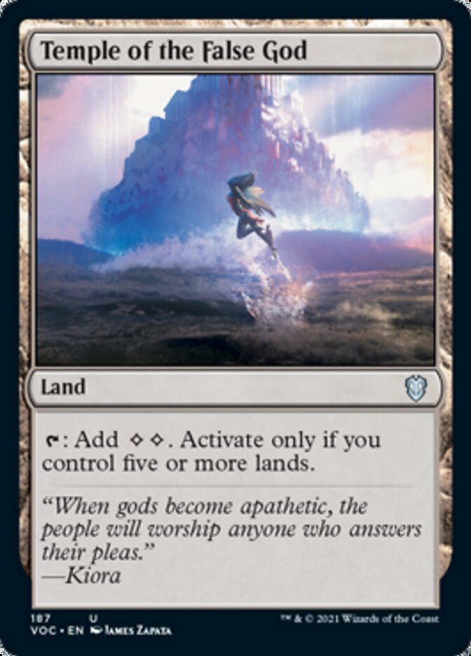 Temple du faux dieu [Innistrad : Commander La Voie du sang]