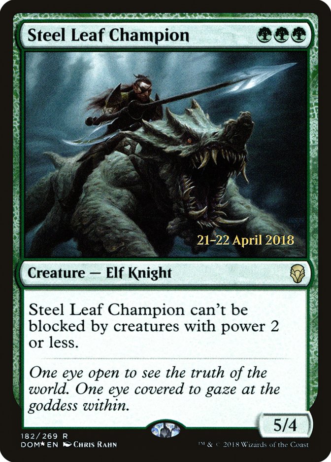 Champion de la feuille d'acier [Promos avant-première Dominaria]
