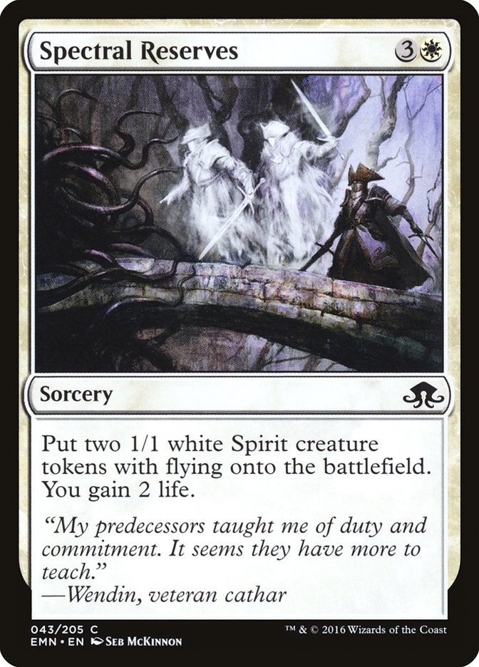Réserves spectrales [Innistrad : Étranges lueurs]