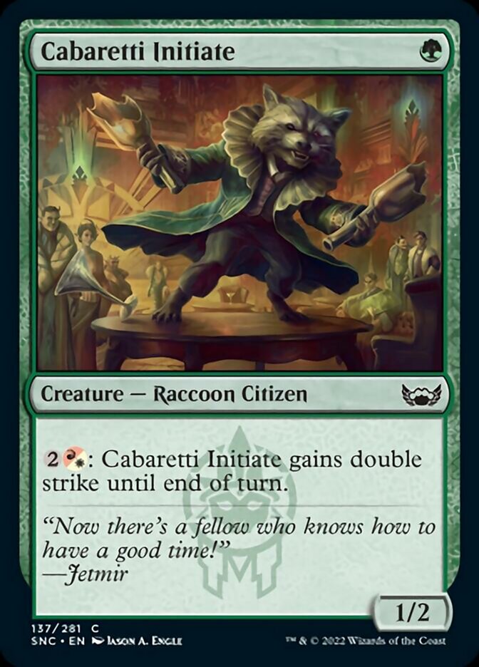 Initié cabaretti [Rues de la Nouvelle Capenna]