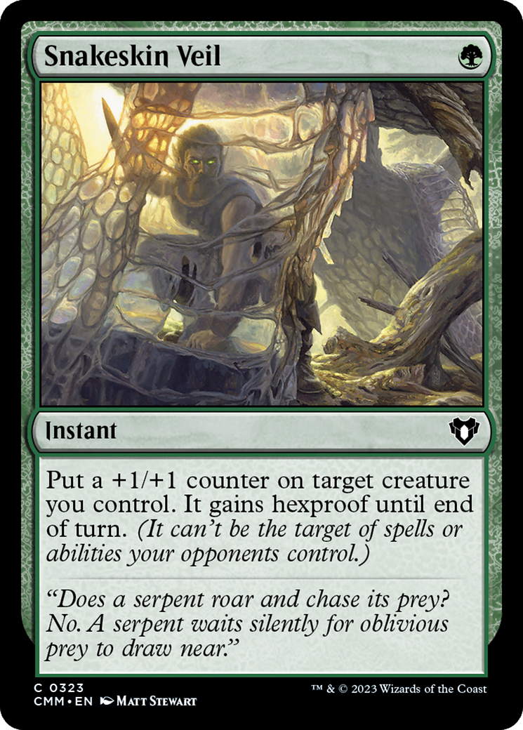 Voile de peau de serpent [Commander Masters]