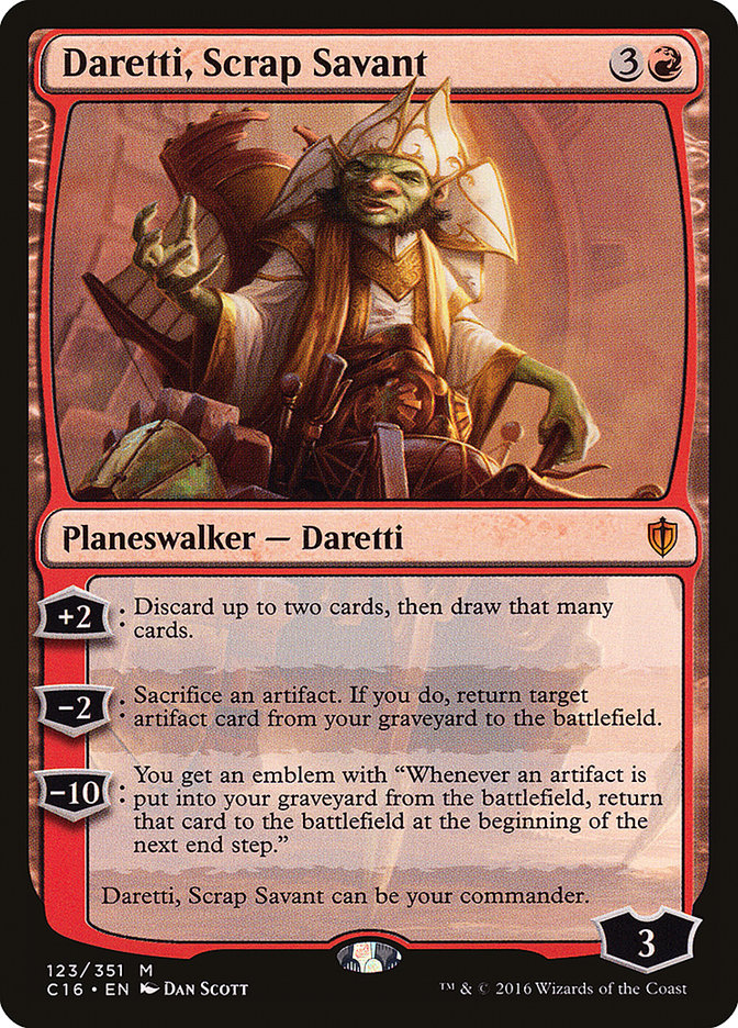 Daretti, Ingénieux ferrailleur [Commander 2016]
