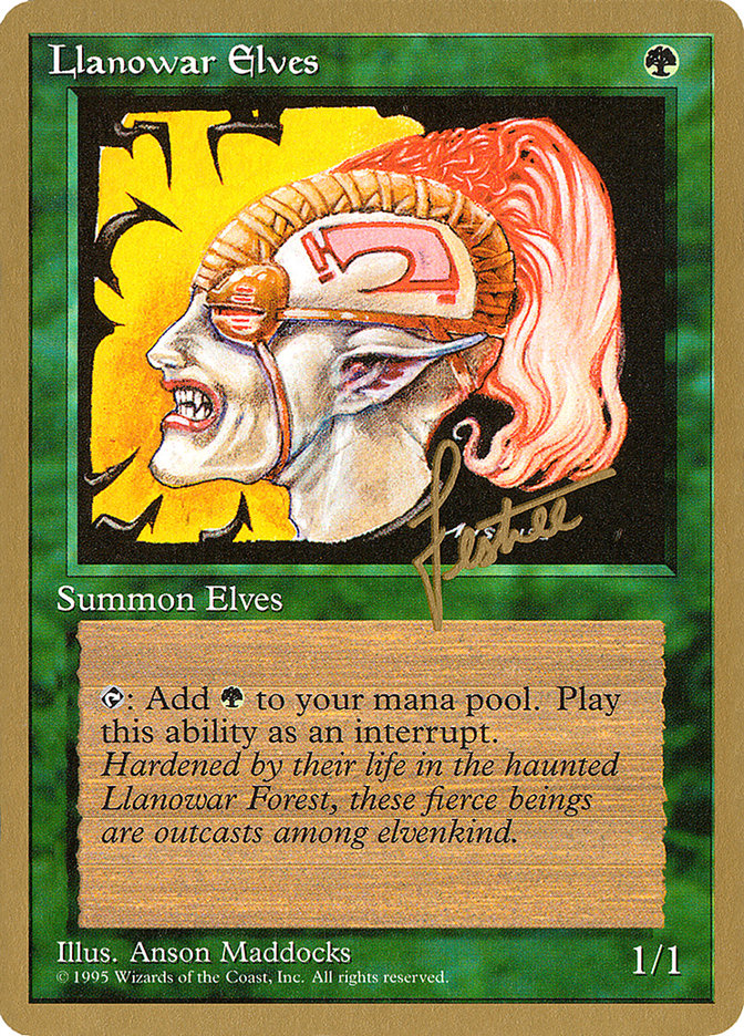 Elfos de Llanowar (Bertrand Lestree) [Pro Tour Collector Set]