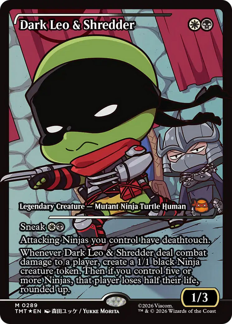 Leo obscur et Shredder (Exposition) [Tortues Ninja]