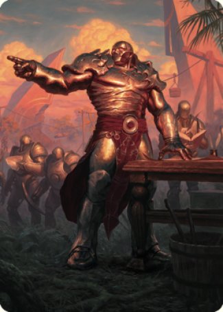 Karn, l'Héritage Vivant Carte d'art 1 [Série d'illustrations Dominaria Uni]