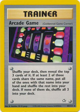 Jeu d'Arcade (83/111) [Neo Genesis Unlimited]