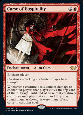 Malédiction de l'hospitalité [Innistrad: Vœu de sang]