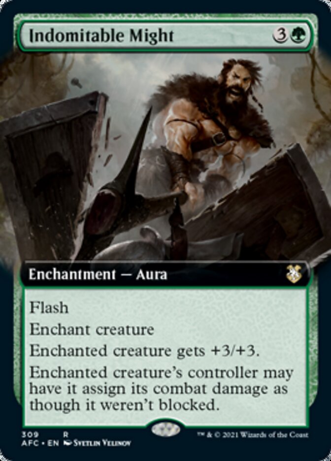 Puissance indomptable (Extended Art) [Dungeons & Dragons: Adventures in the Forgotten Realms Commander]