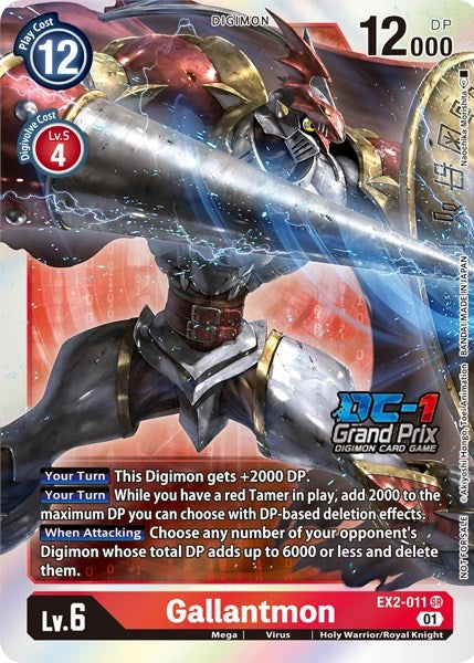Gallantmon [EX2-011] (DC-1 2022 Estampado) [Promos de Peligro Digital]