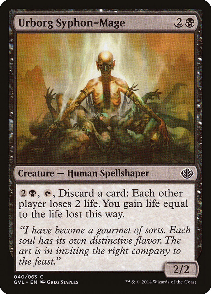 Siphon-mage d'Urborg (Garruk contre Liliana) [Duel Decks Anthology]