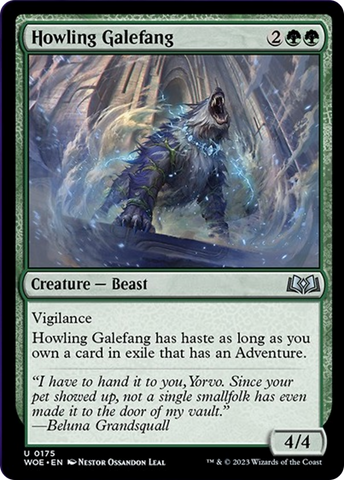 Aullido de Galefang [Wilds of Eldraine]