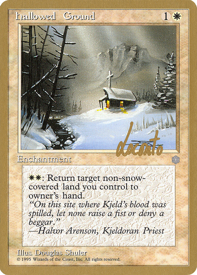 Terrain sanctifié (Michael Loconto) [Pro Tour Collector Set]