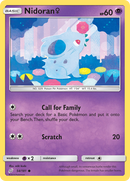 Nidoran (54/181) (Femelle) [Soleil et Lune : Duo de Choc]
