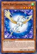 Bestia de Cristal Pegaso Zafiro [LED2-EN042] Común