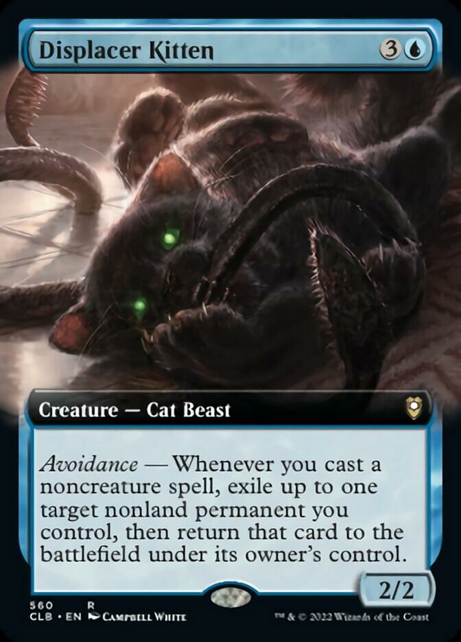 Chaton déplaceur (Illustration étendue) [Commander Legends : Battle for Baldur's Gate]