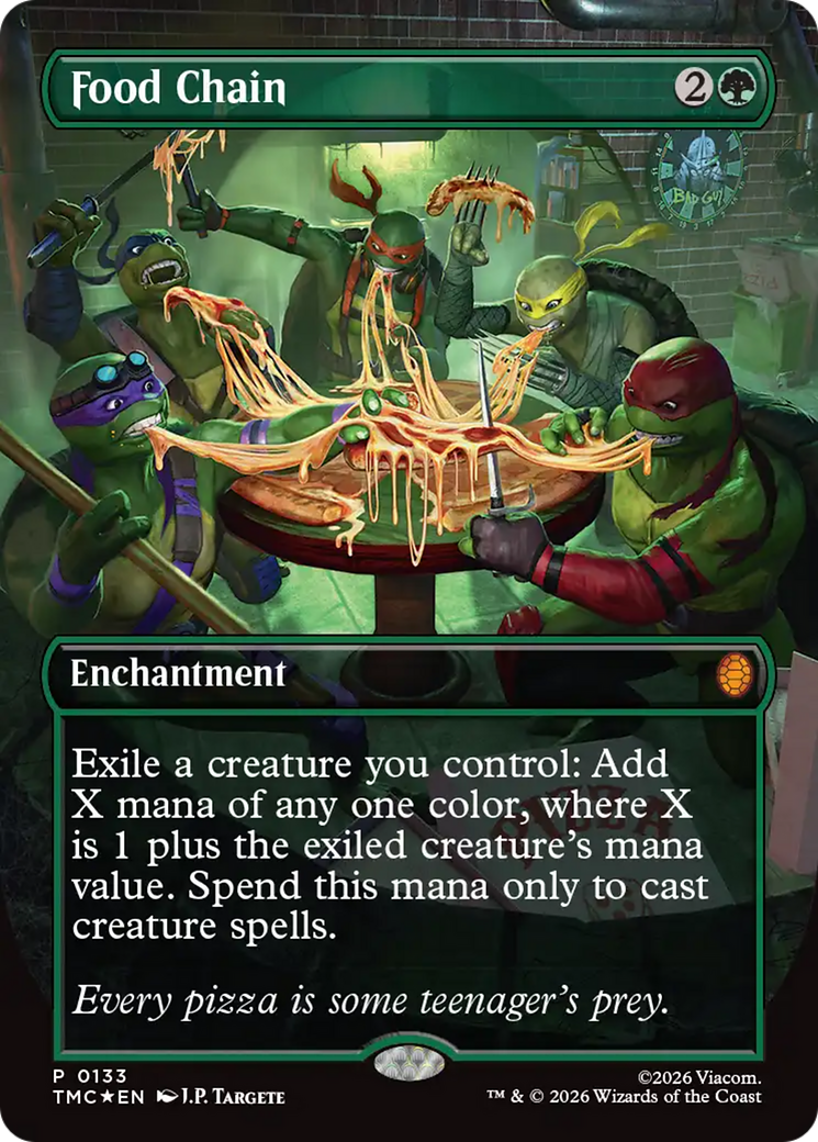 Chaîne alimentaire (Sans bordure) [Magic: The Gathering – Commander Les Tortues Ninja]